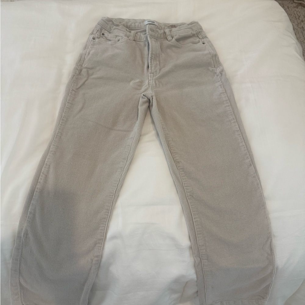 Kensie Beige Ella High Rise Jeans